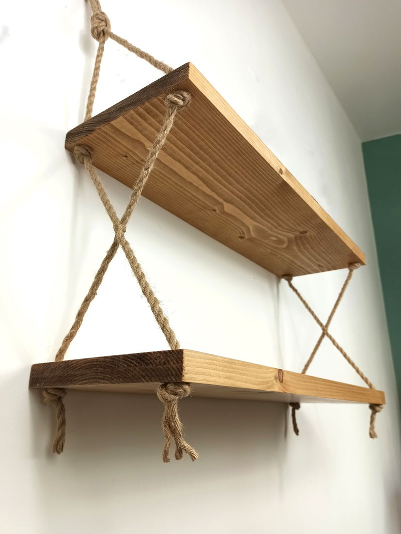 Wall-mounted towel rack for bathroom - Ash Wood – Holbox Spirit